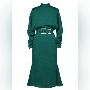 NWT Edeline Lee malachite Green Polydora dress